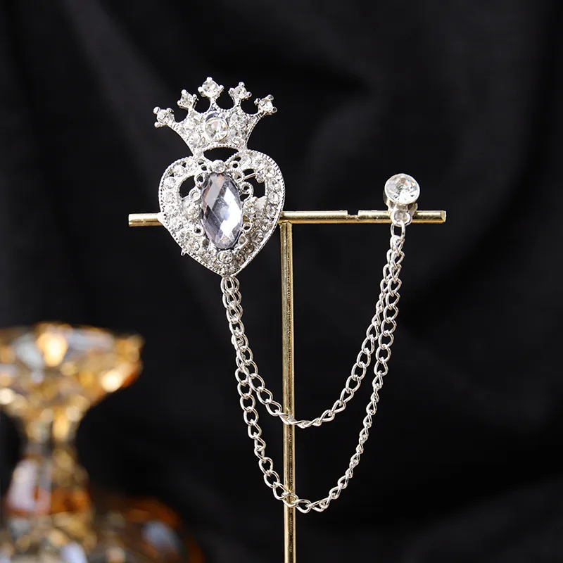 Love Crown Brooch