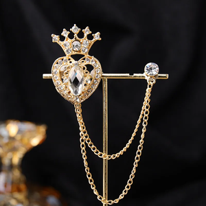 Love Crown Brooch