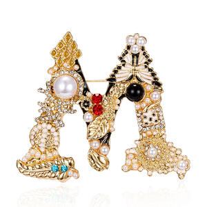 Initial Brooch