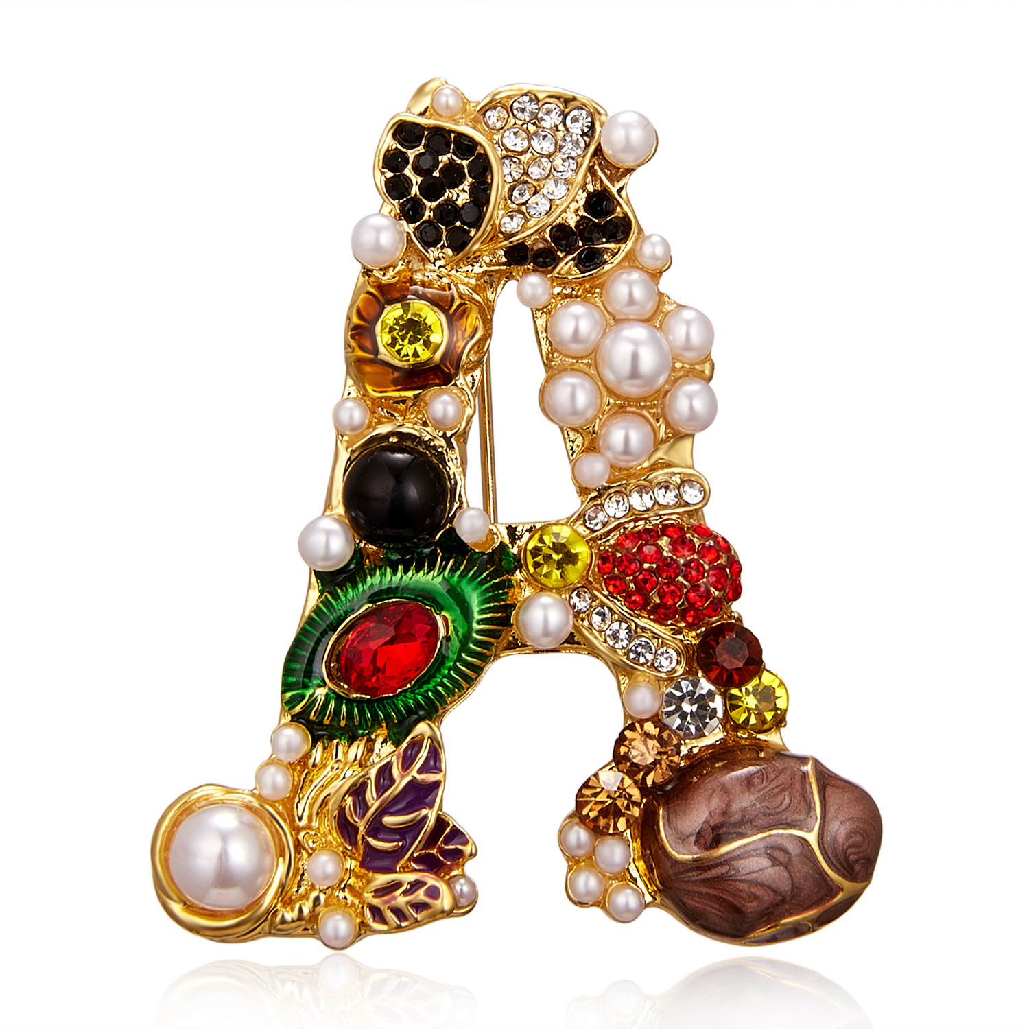 Initial Brooch