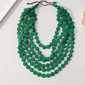 Tropic Layers Statement Necklace