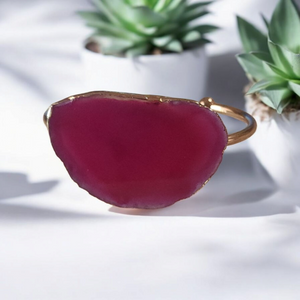 Rose Radiance Agate Bracelet