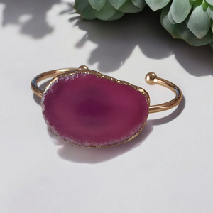Rose Radiance Agate Bracelet