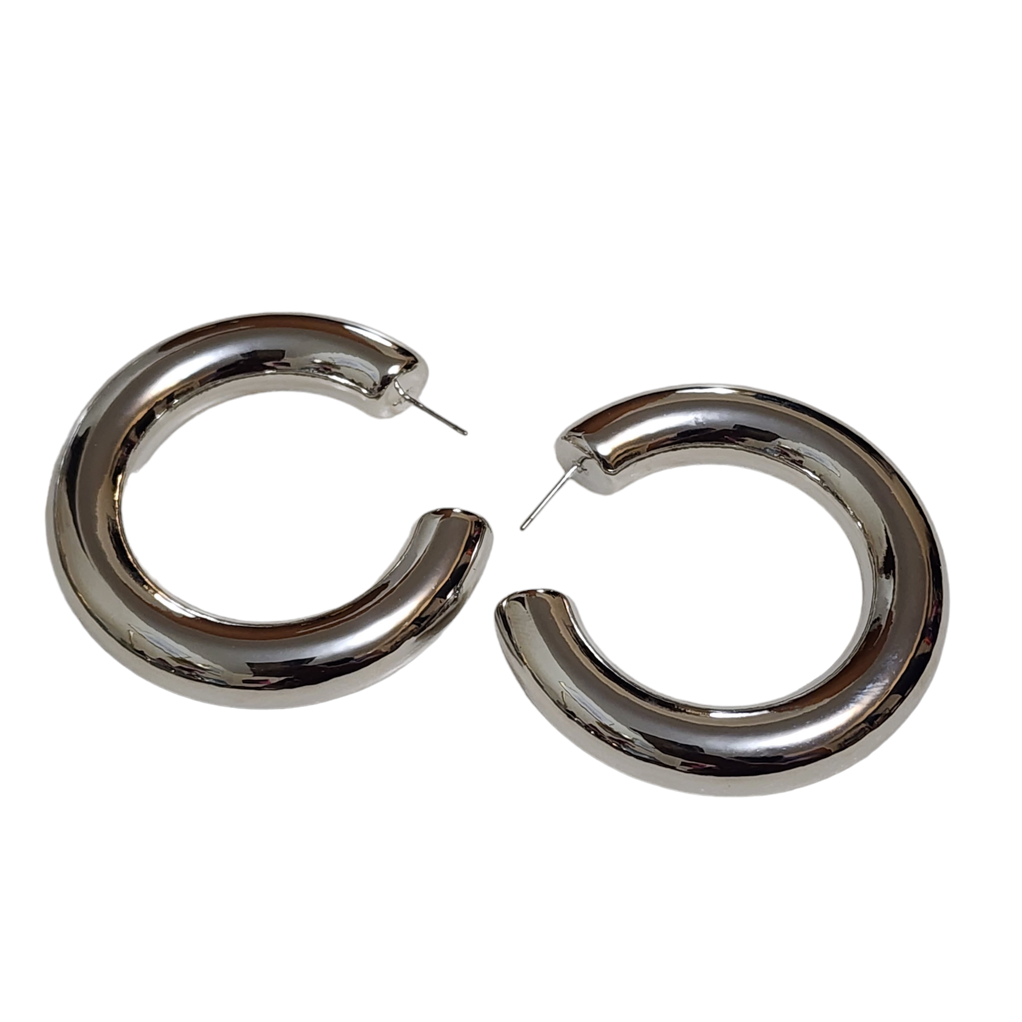 Puffed Metal Hoops