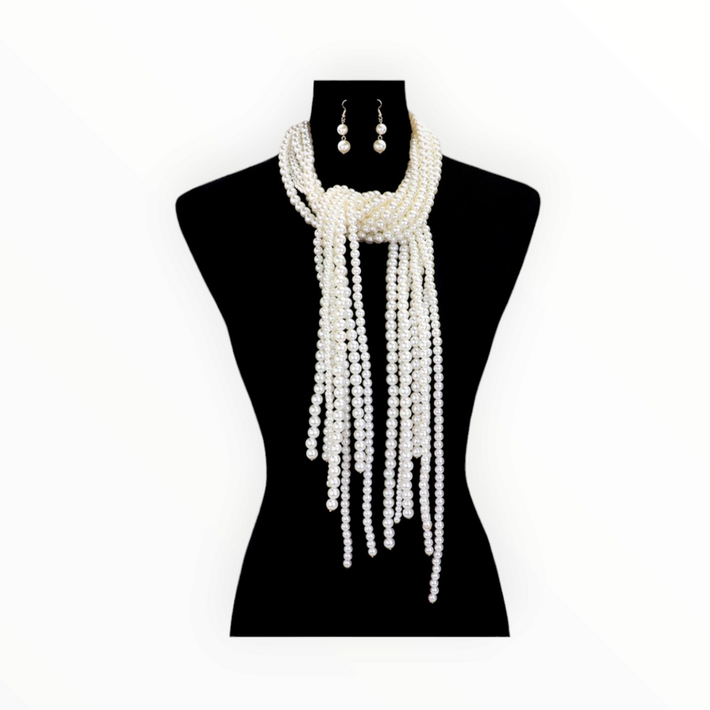 Pearl Fringe Set