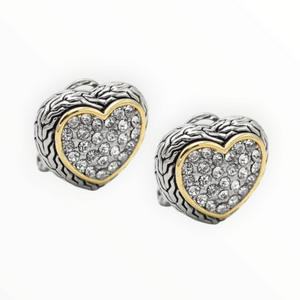 Crystal Heart Earrings