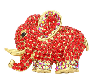 Elephant Pin Brooch