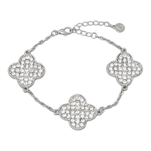 Quatrefoil Charm Bracelet