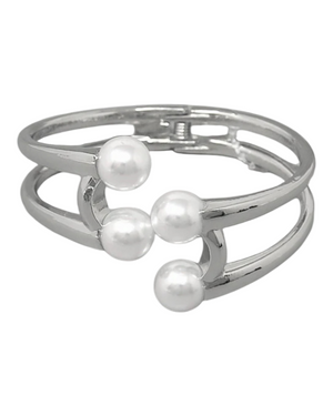 Pearl Tip Cuff Bracelet