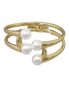 Pearl Tip Cuff Bracelet