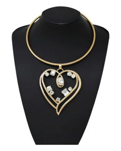 Starlight Heart Pendant Necklace