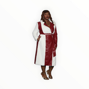 Crimson Luxe Coat