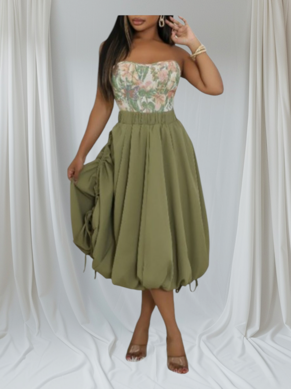 Retro Puff Skirt