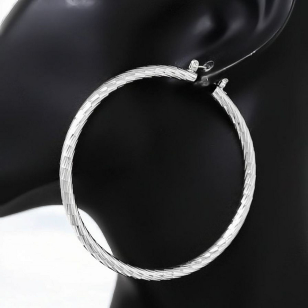 Golden Glow Hoops