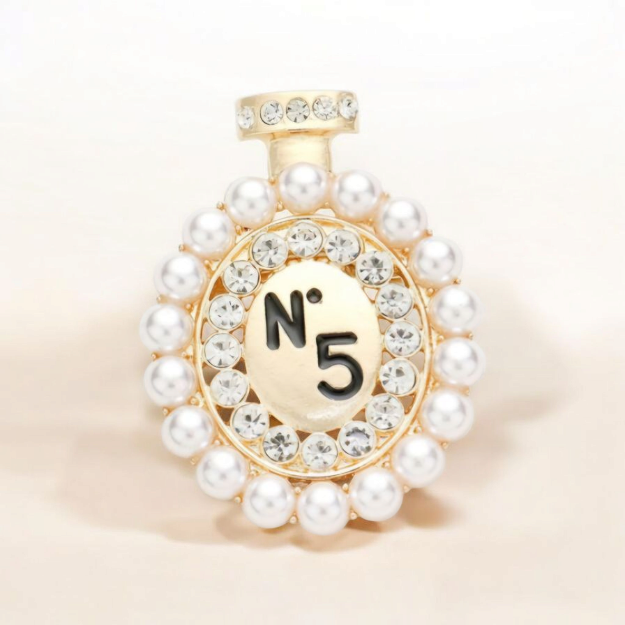 Iconic No. 5 Brooch