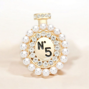 Iconic No. 5 Brooch
