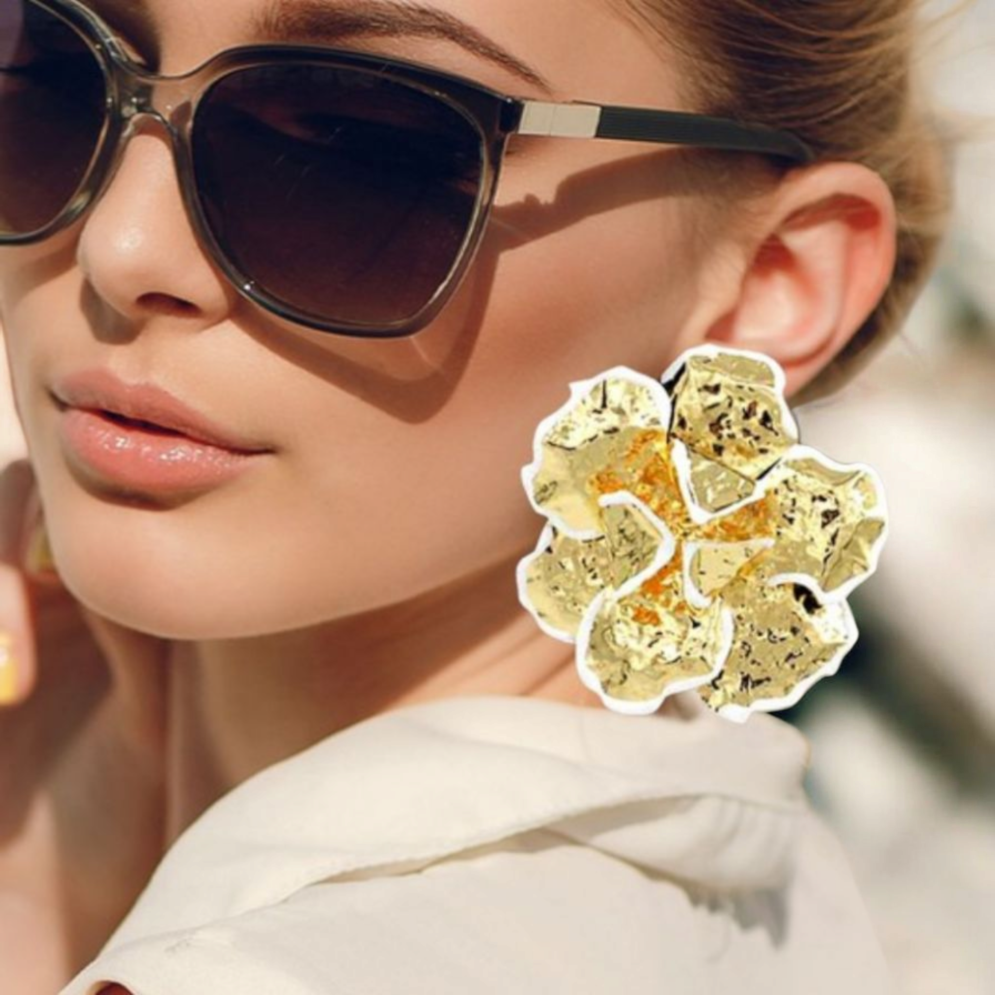 Petal Pop Statement Earrings