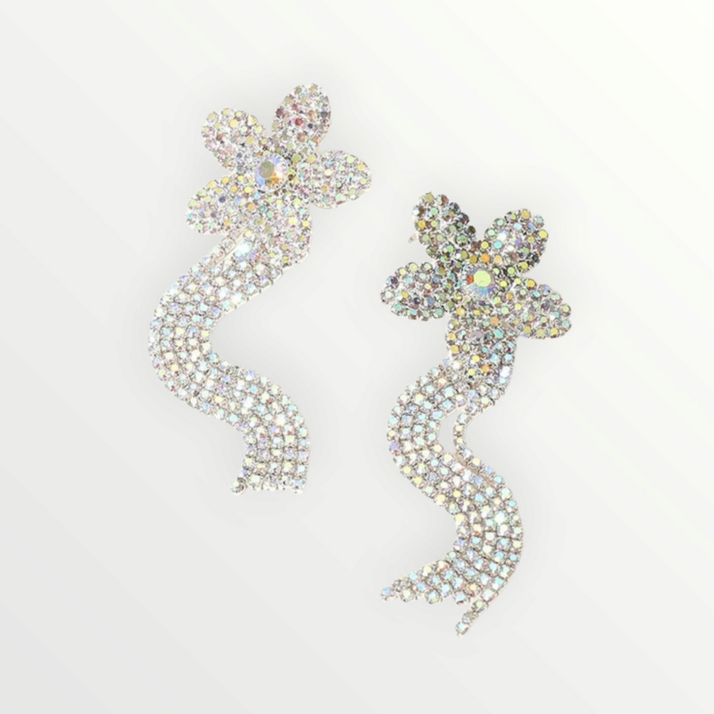 Flower Fringe Earrings