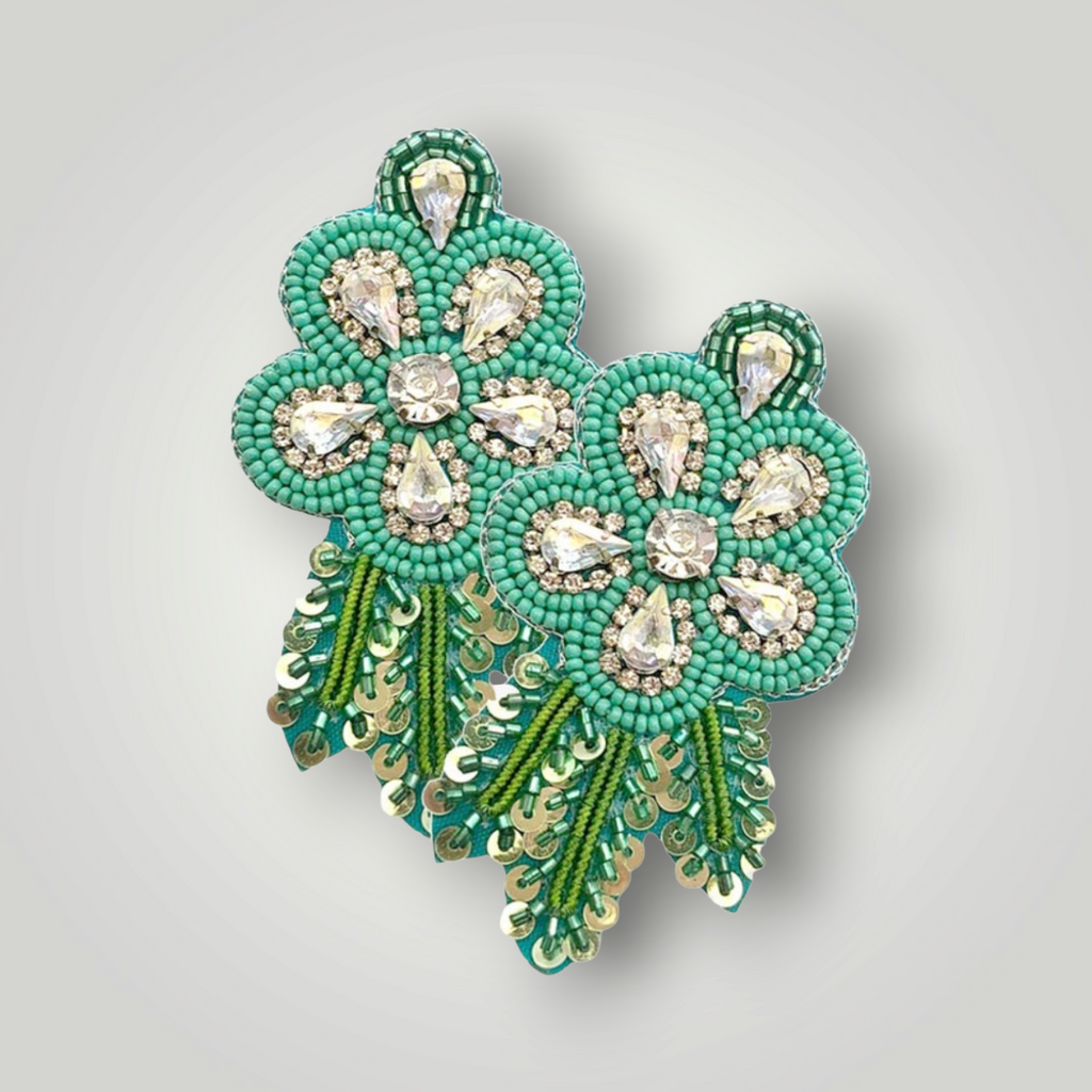 Flower Leaf Earrings