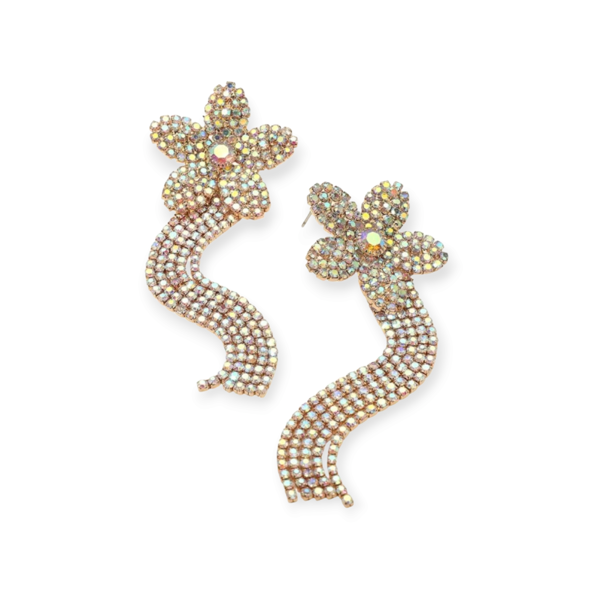 Flower Fringe Earrings