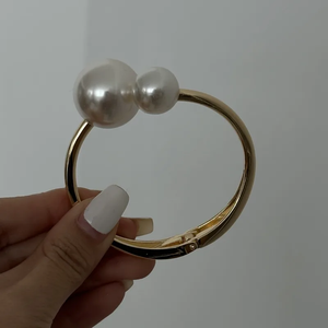 Golden Pearl Cuff