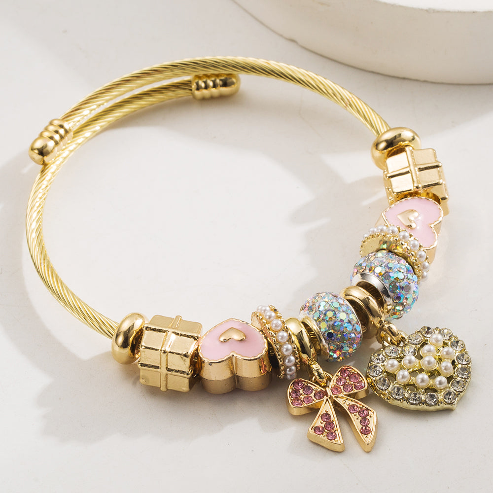 Sweetheart Charms Bangle