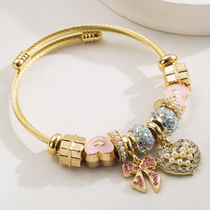 Sweetheart Charms Bangle